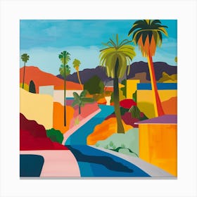 Abstract Park Collection Echo Park Los Angeles 1 Canvas Print