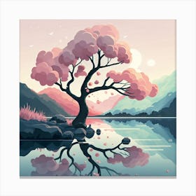 Cherry Blossom Tree 13 Canvas Print