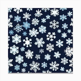 Snowflakes 2 Canvas Print