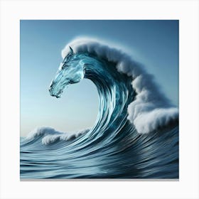 Wave Horse Canvas Print