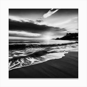 Sunset At The Beach 603 Canvas Print