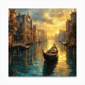 Sunset In Venice 1 Toile