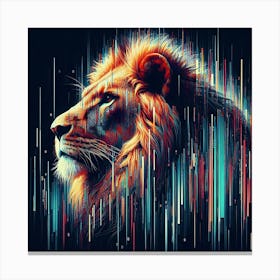 Creative Wild Animal Representation 11 Canvas Print