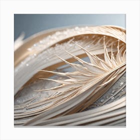 Feathers Of Paper Canvas Print