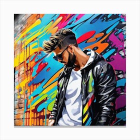 Graffiti Artist 5 Canvas Print