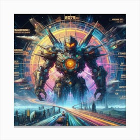 Poster For Transformers Canvas Print