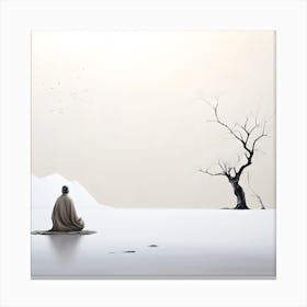 Meditating Canvas Print