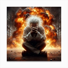 Albert regrets Canvas Print