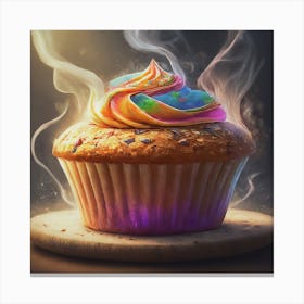 Cupcake Hd Wallpaper Canvas Print