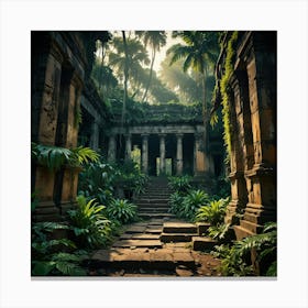 Ruins Of Vietnam Canvas Print