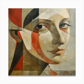 Abstract Of A Woman Canvas Print