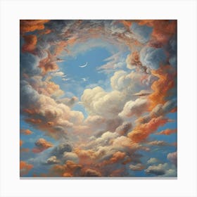 'Clouds In The Sky' Canvas Print