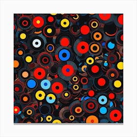 Abstract Circles Canvas Print