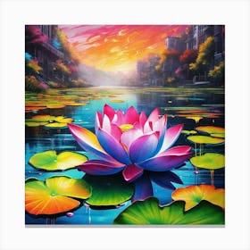 Lotus Flower 54 Canvas Print