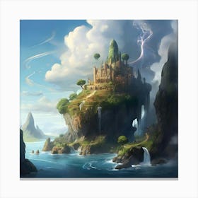 Fantasy Castle Canvas Print