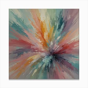 Abstract Burst 1 Canvas Print