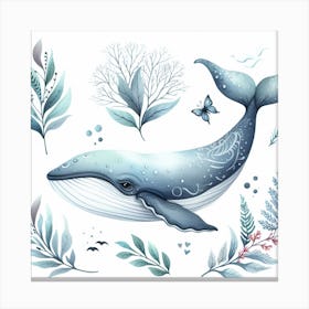 Whale 1 Canvas Print