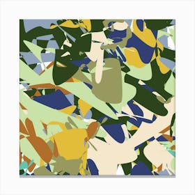 Abstract Camouflage Painting 1 Canvas Print