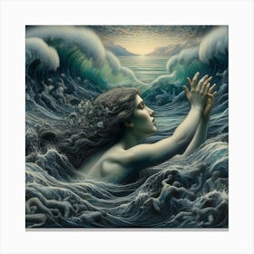 'The Mermaid' 1 Canvas Print