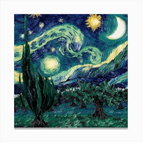 Starry Night 62 Canvas Print