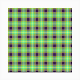 Plaid Fabric 56 Canvas Print