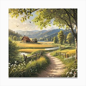 Country Road Canvas Print