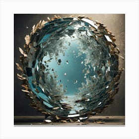 Shattered Glass 1 Canvas Print
