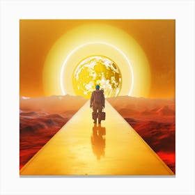 Space Travel Concept Canvas Print