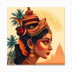 Sri Lankan Woman 1 Canvas Print