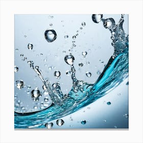 Water Splash 1 Canvas Print