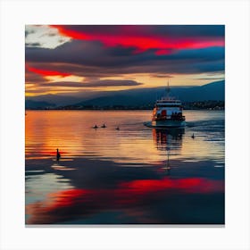 Sunset In Ireland 2 Canvas Print