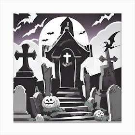 Graveyard 5 Canvas Print