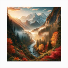 Autumn Landscape Canvas Print