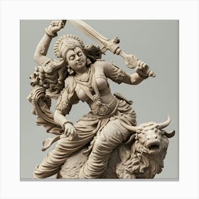 Lord Durga Goddess Canvas Print