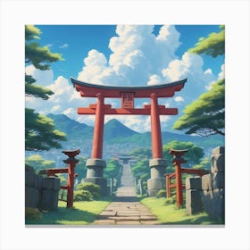 Torii Gate Canvas Print