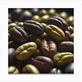 Coffee Beans 406 Canvas Print