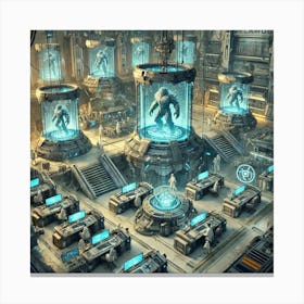 Iron Commonwealth Kaiju Hybrid Labs Canvas Print