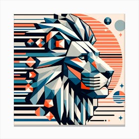 Lion Head 3 Canvas Print