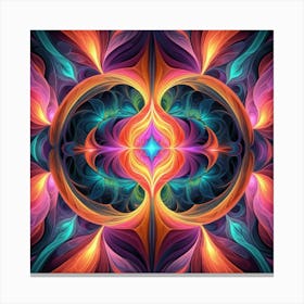 Abstract Psychedelic Art 1 Canvas Print