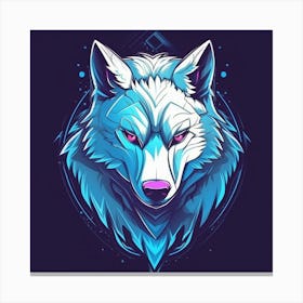 Wolf Head 4 Canvas Print