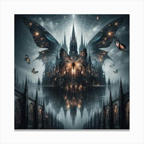 Castle Of The Dead Canvas Print