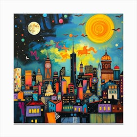 New York City Skyline Canvas Print