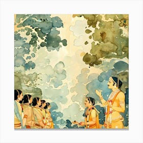 Lord Krishna 5 Canvas Print