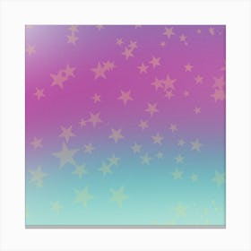 Yellow Stars In The Sky Canvas Print