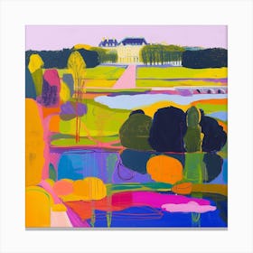 Colourful Gardens Park Of The Palace Of Versailles France 1 Canvas Print