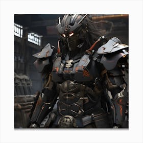 Samurai Armor Canvas Print