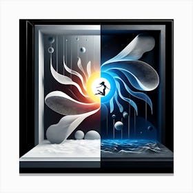 Window In The Sky Canvas Print