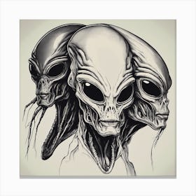 Aliens Canvas Print