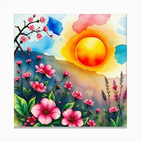 Watercolor Painting 1 Canvas Print