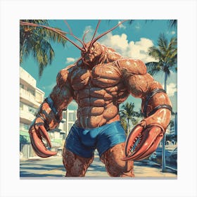 GTA LOBSTER Canvas Print